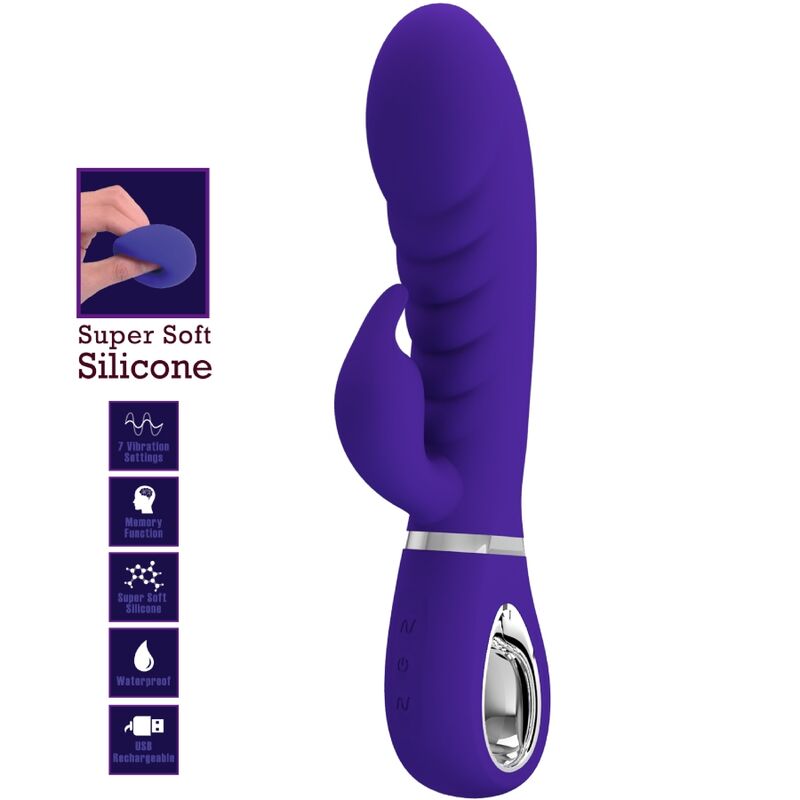 PRETTY LOVE - PRESCOTT MULTIFUNKTIONS G-SPOT VIBRATOR LILLA