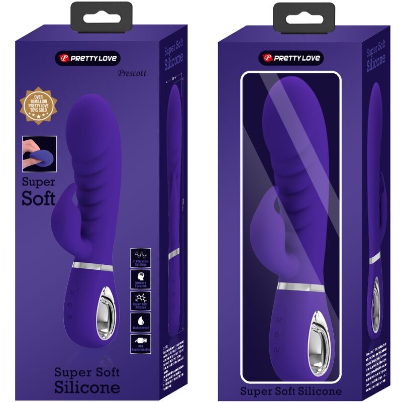 PRETTY LOVE - PRESCOTT MULTIFUNKTIONS G-SPOT VIBRATOR LILLA