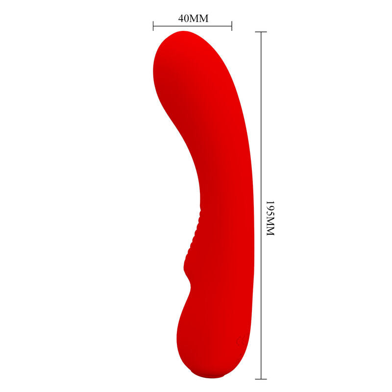 PRETTY LOVE - PRESCOTT GENOPLADELIG VIBRATOR RØD