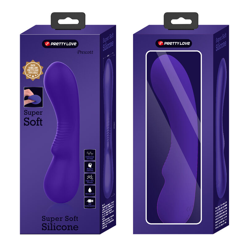PRETTY LOVE - PRESCOTT GENOPLADELIG VIBRATOR LILLA