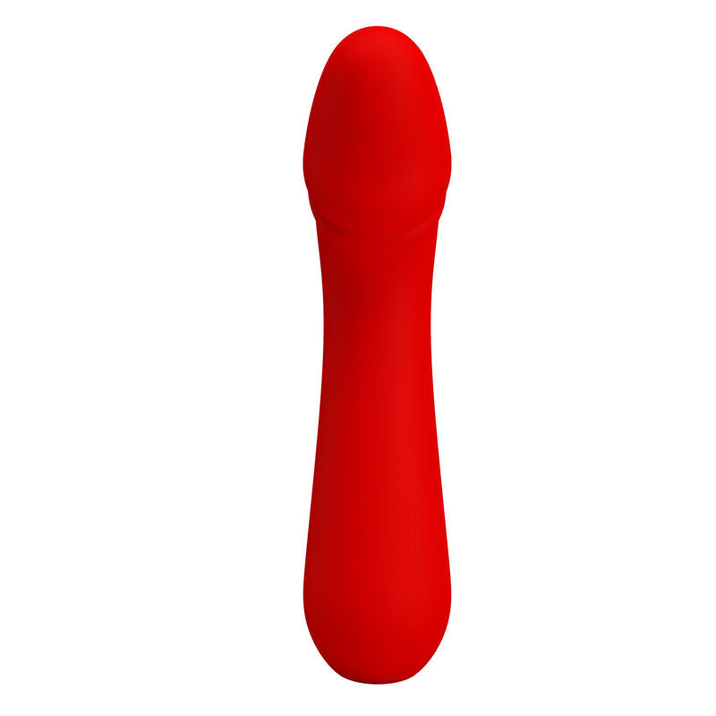 PRETTY LOVE - CETUS GENOPLADELIG VIBRATOR RØD