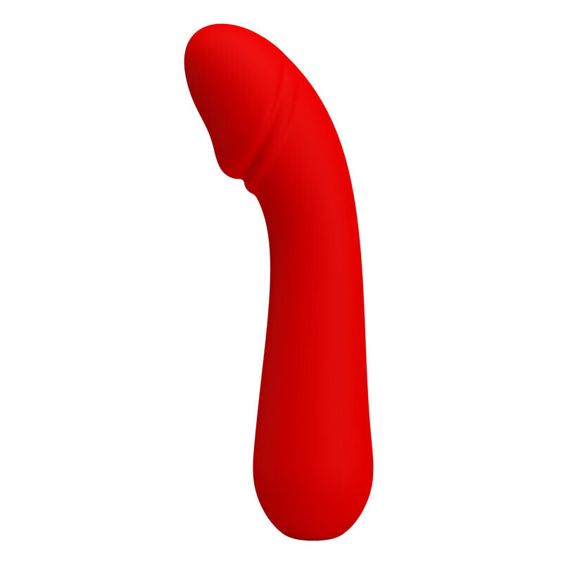 PRETTY LOVE - CETUS GENOPLADELIG VIBRATOR RØD