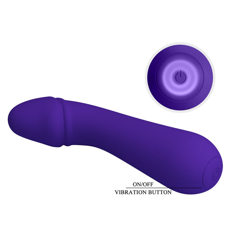 PRETTY LOVE - CETUS GENOPLADELIG VIBRATOR LILLA
