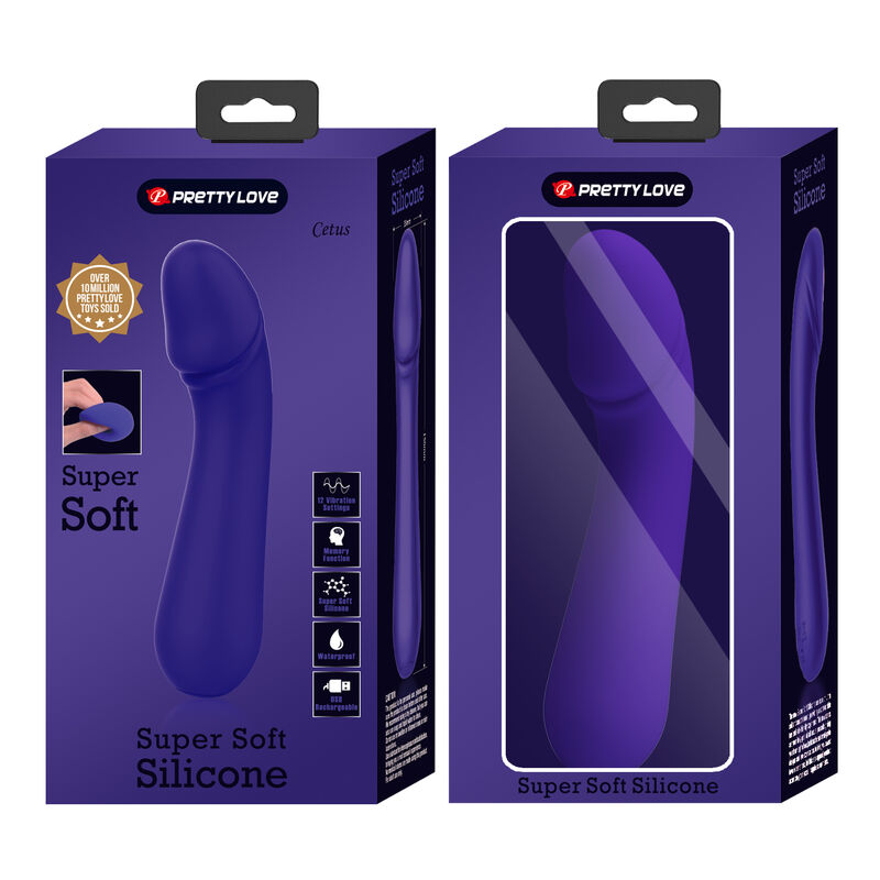 PRETTY LOVE - CETUS GENOPLADELIG VIBRATOR LILLA