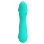 PRETTY LOVE - CETUS GENOPLADELIG VIBRATOR AQUA GRØN