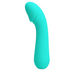 PRETTY LOVE - CETUS GENOPLADELIG VIBRATOR AQUA GRØN