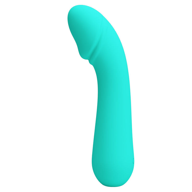 PRETTY LOVE - CETUS GENOPLADELIG VIBRATOR AQUA GRØN