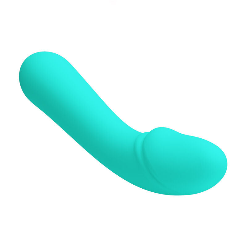 PRETTY LOVE - CETUS GENOPLADELIG VIBRATOR AQUA GRØN