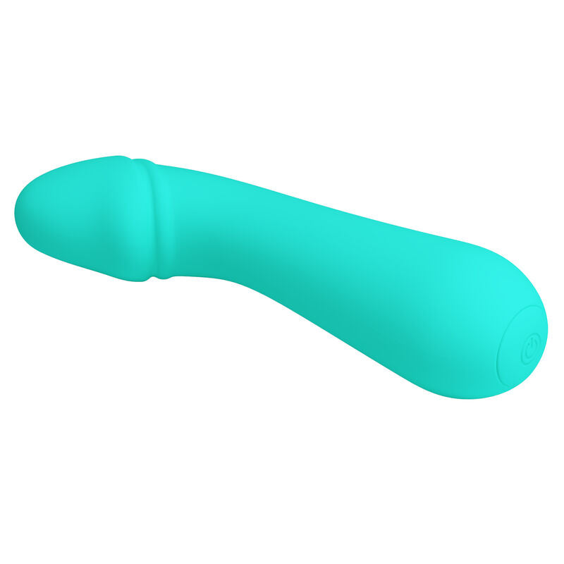 PRETTY LOVE - CETUS GENOPLADELIG VIBRATOR AQUA GRØN