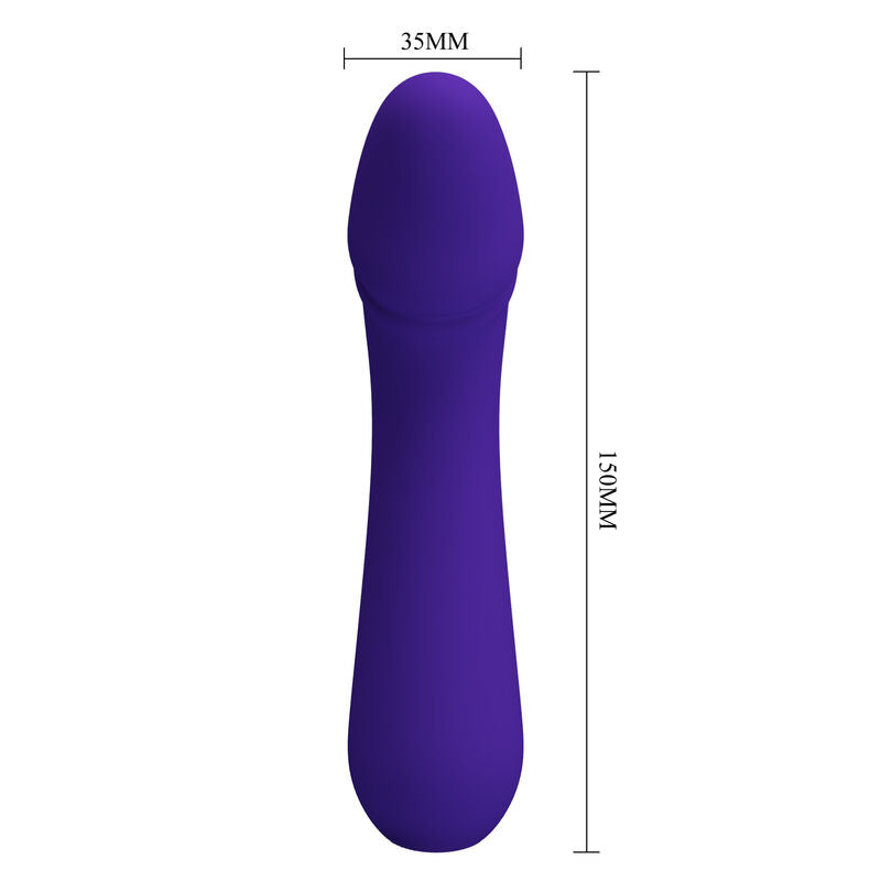 PRETTY LOVE - CETUS GENOPLADELIG VIBRATOR LILLA