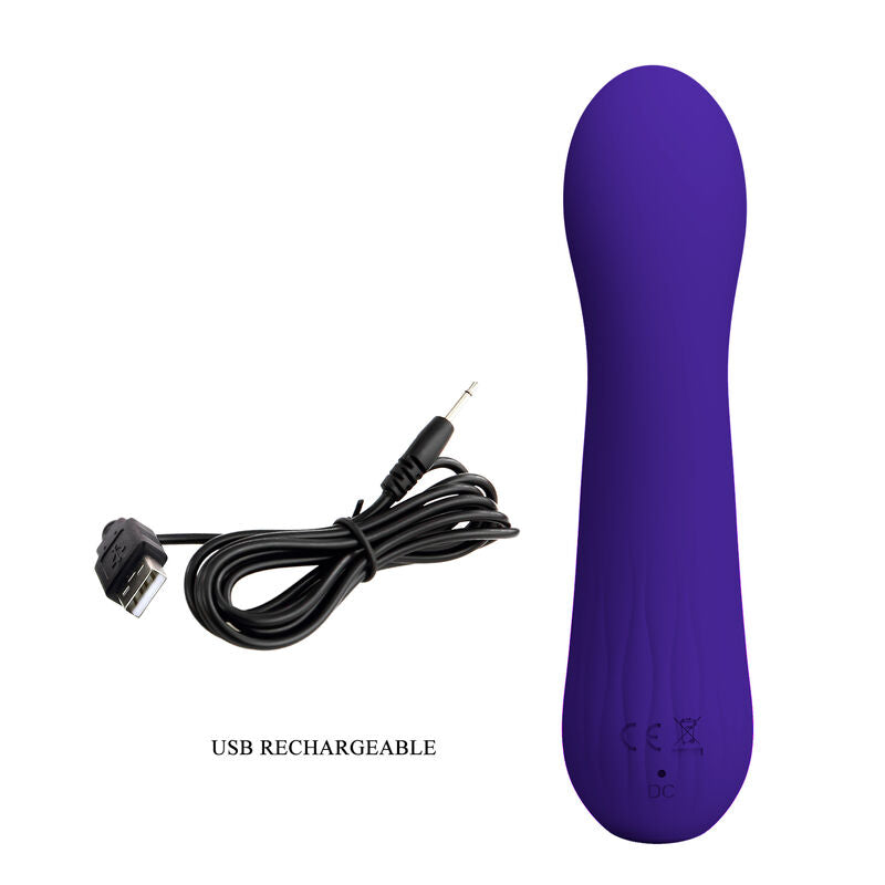 PRETTY LOVE - FAUN GENOPLADELIG VIBRATOR LILLA