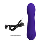 PRETTY LOVE - FAUN GENOPLADELIG VIBRATOR LILLA