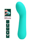 PRETTY LOVE - FAUN GENOPLADELIG VIBRATOR AQUA GRØN