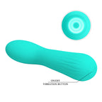 PRETTY LOVE - FAUN GENOPLADELIG VIBRATOR AQUA GRØN
