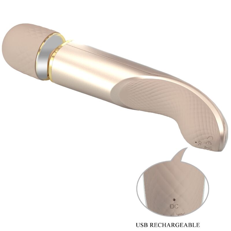 PRETTY LOVE - MASSAGEAPPARAT 7 VIBRATIONS TILSTANDE CHAMPAGNE