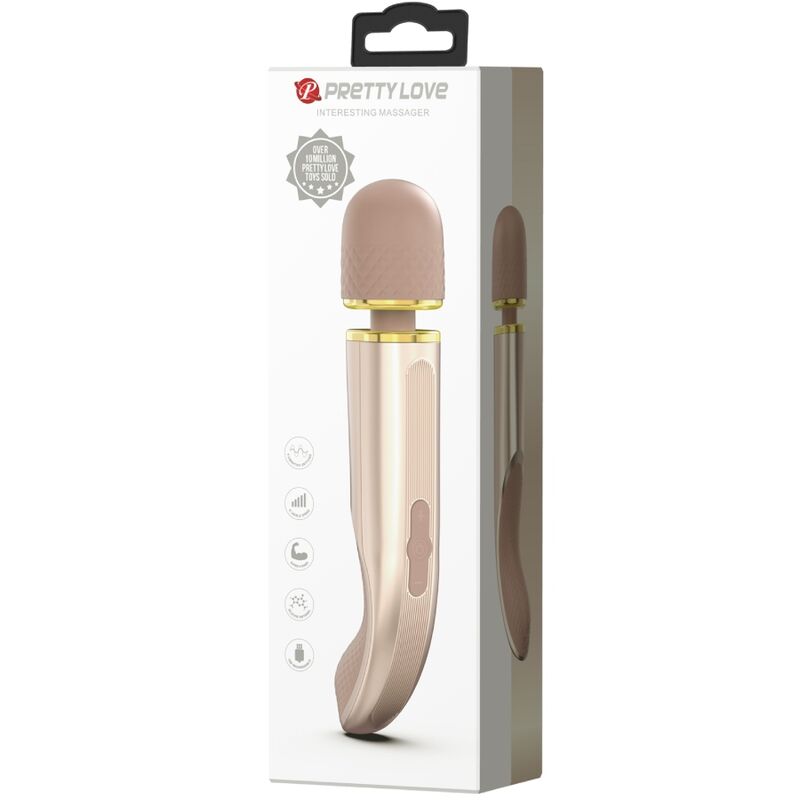 PRETTY LOVE - MASSAGEAPPARAT 7 VIBRATIONS TILSTANDE CHAMPAGNE