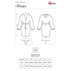 LIVCO CORSETTI FASHION - ARILADYEN LC 90568 MORGENKÅBE + TRUSSER SORT