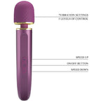 PRETTY LOVE - MASSAGEAPPARAT 7 VIBRATIONS TILSTANDE LILLA