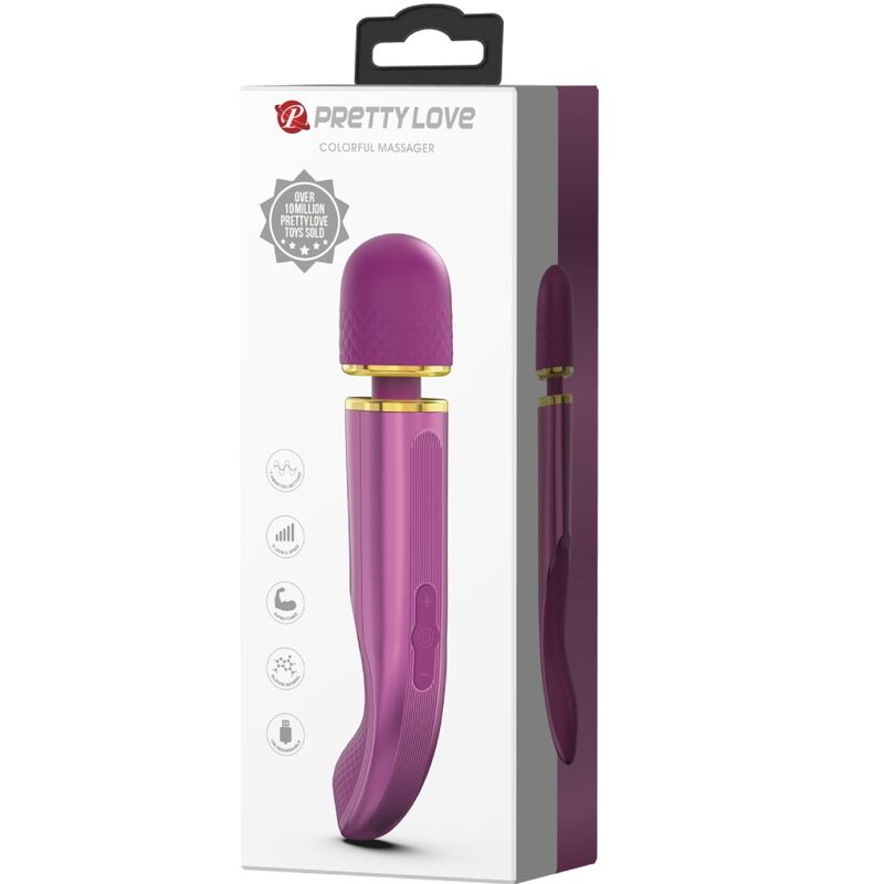 PRETTY LOVE - MASSAGEAPPARAT 7 VIBRATIONS TILSTANDE LILLA