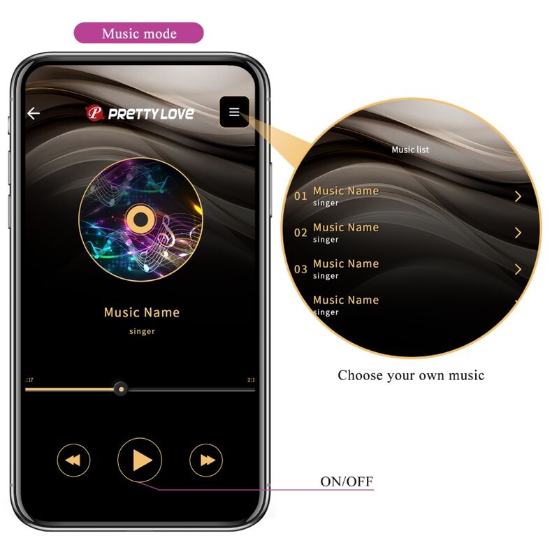 PRETTY LOVE - JAYLEEN VIBRATOR APP FJERNBETJENING LILLA