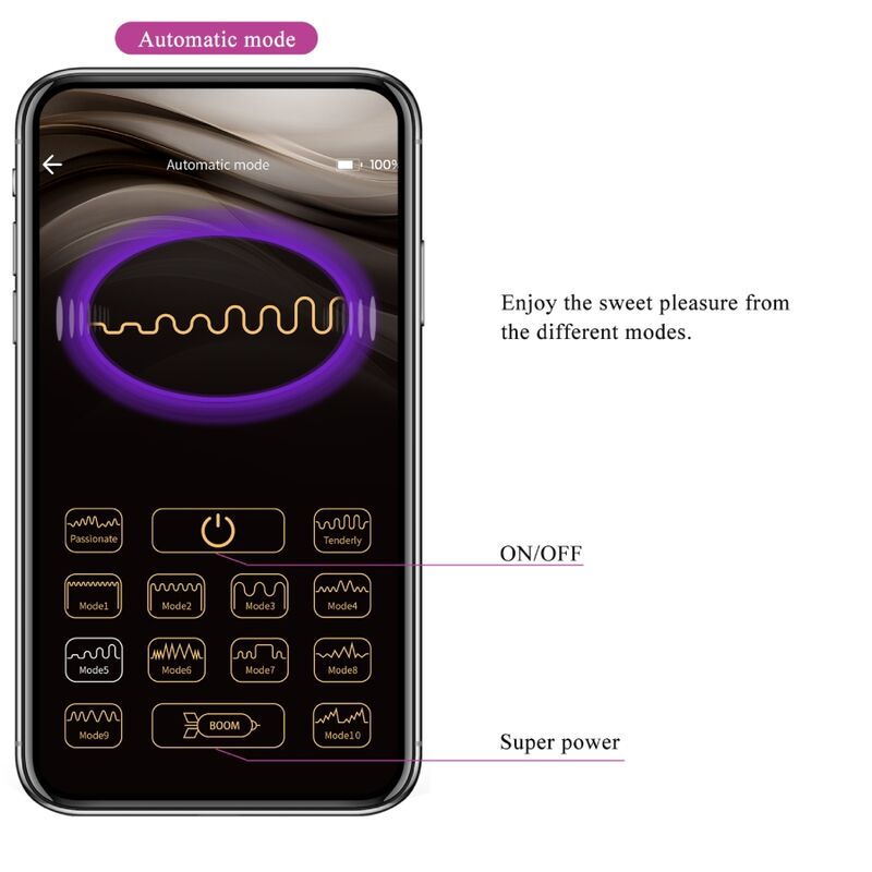 PRETTY LOVE - JAYLEEN VIBRATOR APP FJERNBETJENING LILLA
