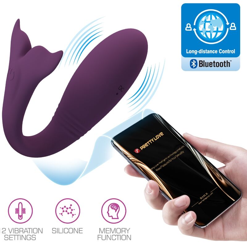 PRETTY LOVE - JAYLEEN VIBRATOR APP FJERNBETJENING LILLA