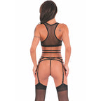 LIVCO CORSETTI FASHION - FINICIA LC90725 GARTER BELT BLACK L/XL