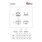 LIVCO CORSETTI FASHION - LINERA FOR THE SENSES KOLLEKTION BH + TRUSSER SORT