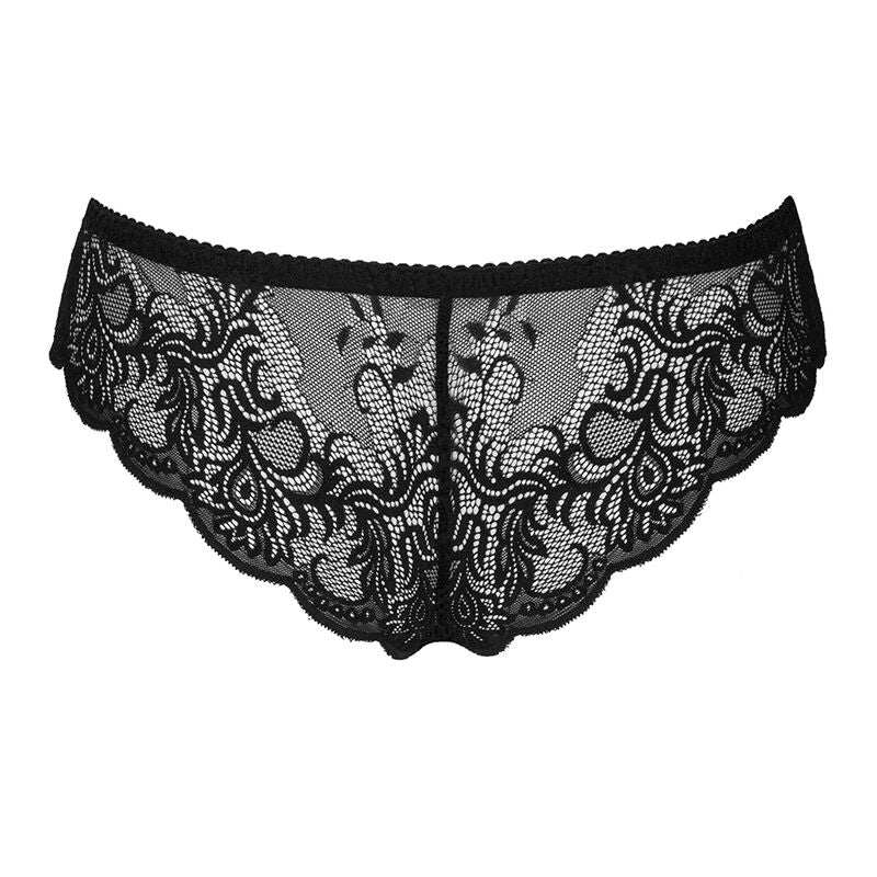 LIVCO KORSETTI FASHION - LOVE STORY LC 90679 TRUSSER MED SKRIDTET SORT