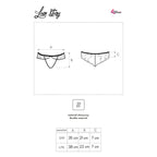 LIVCO KORSETTI FASHION - LOVE STORY LC 90679 TRUSSER UDEN SKRIDT SORT L/XL