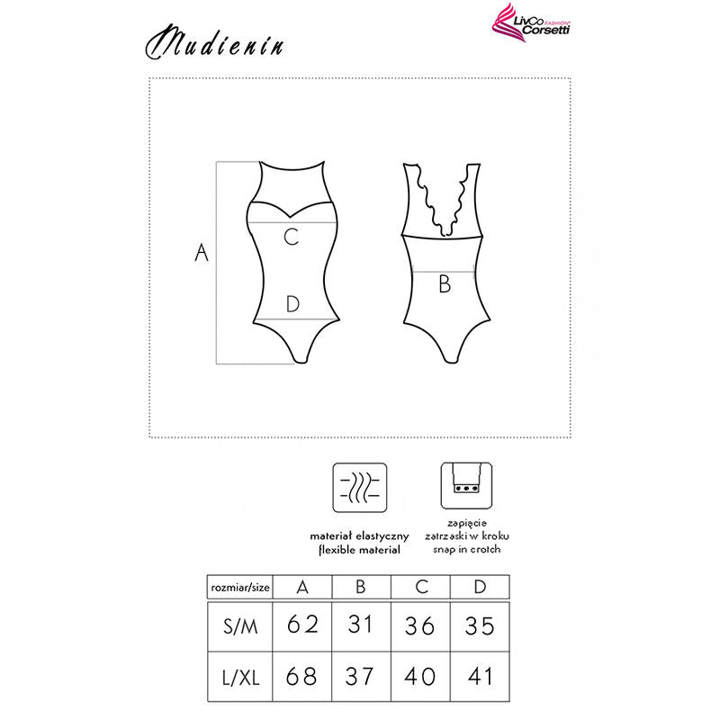 LIVCO CORSETTI FASHION - MUDIENIN LC 90654 BODY SORT