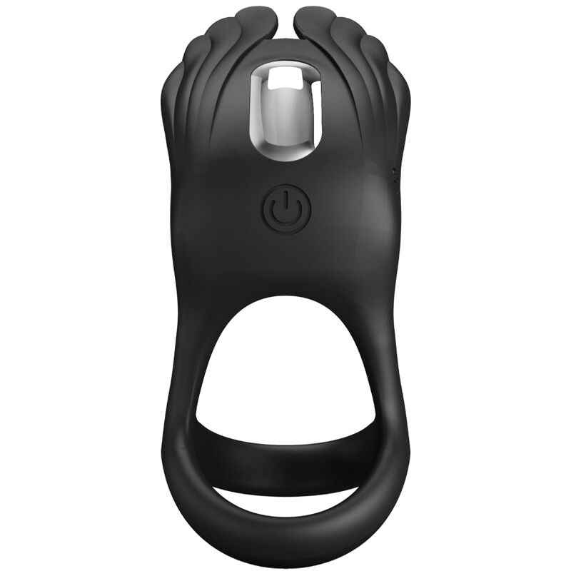PRETTY LOVE - SILAS VIBRANT PENIS RING 7 VIBRATIONER SORT SILIKONE