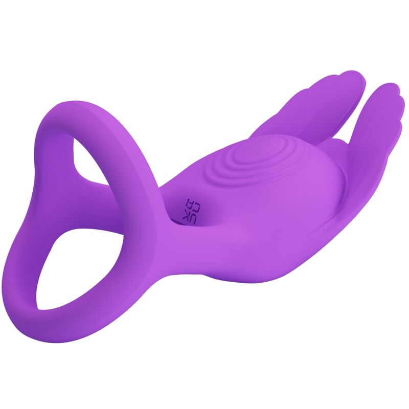PRETTY LOVE - SILAS VIBRANT PENIS RING 7 VIBRATIONER LILLA SILIKONE