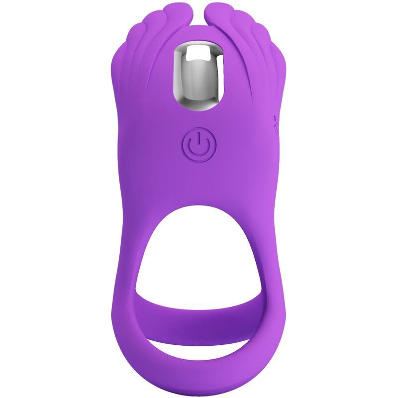 PRETTY LOVE - SILAS VIBRANT PENIS RING 7 VIBRATIONER LILLA SILIKONE