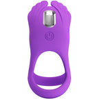 PRETTY LOVE - SILAS VIBRANT PENIS RING 7 VIBRATIONER LILLA SILIKONE