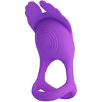 PRETTY LOVE - SILAS VIBRANT PENIS RING 7 VIBRATIONER LILLA SILIKONE