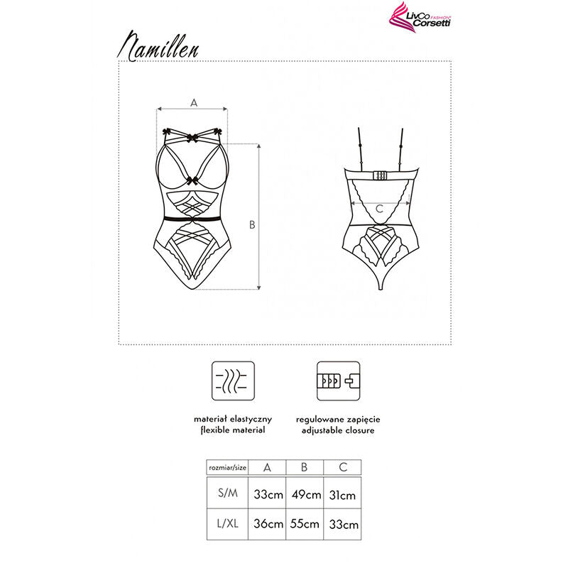 LIVCO KORSETTI FASHION - NAMILLEN LC 90528 BODY SORT