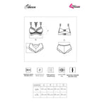 LIVCO CORSETTI FASHION - PALMENOM LC 90614 BH + TRUSSE SORT L/XL