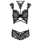 LIVCO CORSETTI FASHION - PALMENOM LC 90614 BH + TRUSSE SORT L/XL