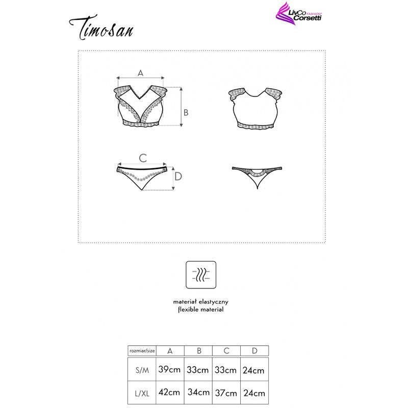 LIVCO CORSETTI FASHION - TIMOSAN LC 90631 BH + TRUSSE SORT