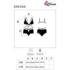 LIVCO CORSETTI FASHION - DREZNA LC 90733 BH + TRUSSER SORT