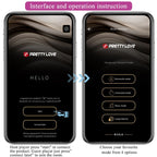 PRETTY LOVE - BILLY VIBRATIONSFJERNKONTROL LILLA GRATIS APP