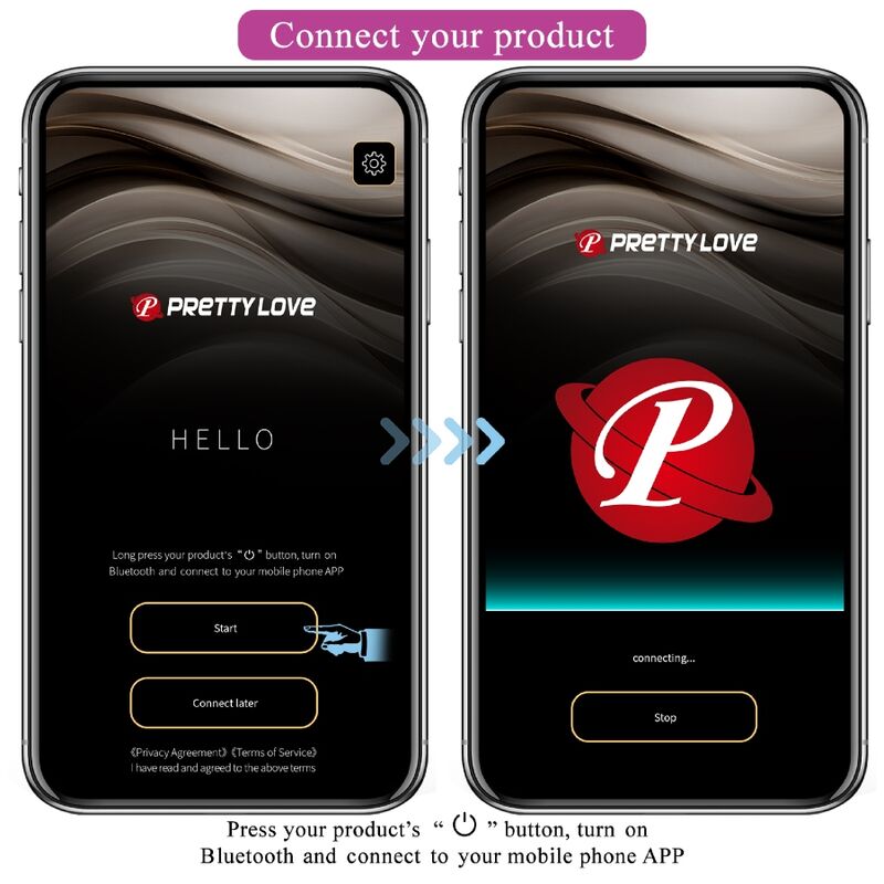 PRETTY LOVE - BILLY VIBRATIONSFJERNKONTROL LILLA GRATIS APP