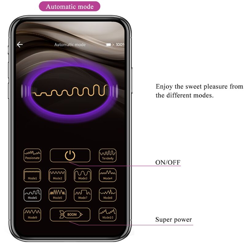 PRETTY LOVE - BILLY VIBRATIONSFJERNKONTROL LILLA GRATIS APP