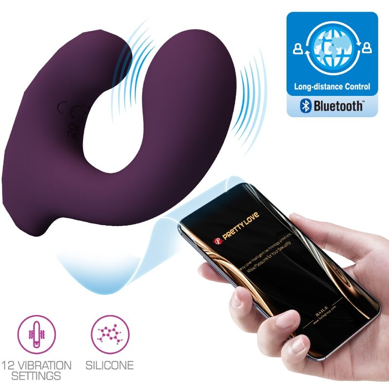 PRETTY LOVE - BILLY VIBRATIONSFJERNKONTROL LILLA GRATIS APP