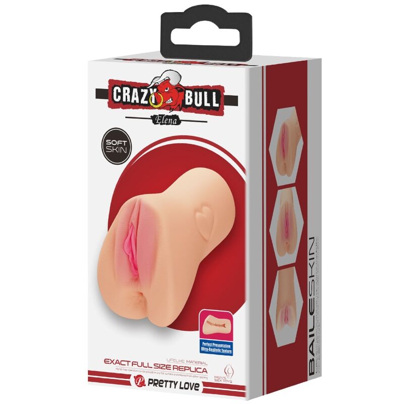 CRAZY BULL - ELENA VAGINA-FORMET MASTUBADOR