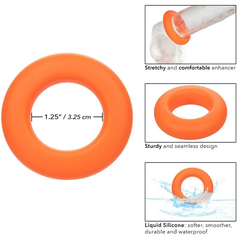 CALEXOTICS - ALPHA PROLONG STOR RING ORANGE