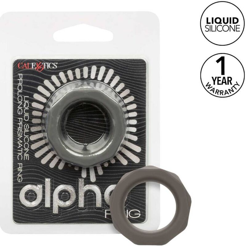 CALEXOTICS - ALPHA PROLONG PRISMATISK RING GRÅ