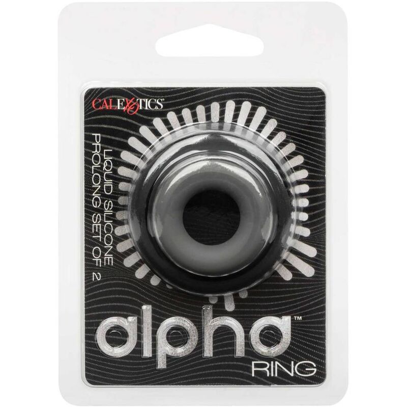 CALEXOTICS - ALPHA PROLONG SÆT MED 2 RINGE GRÅ