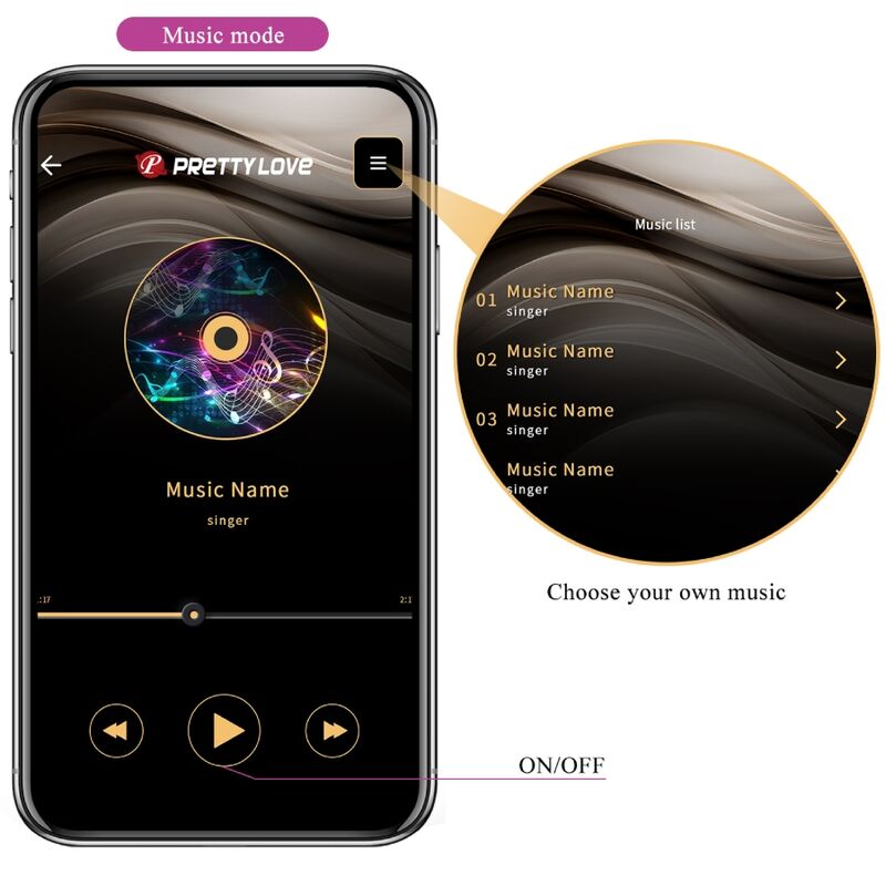 PRETTY LOVE - AUGUST REMOTE GLOBAL DOBBELT NØJELSESVIBRATOR
